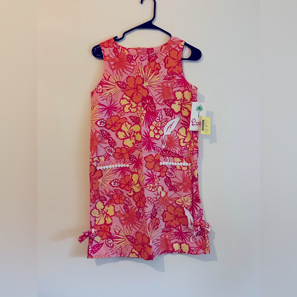 Vintage Lilly Pulitzer Pink and Orange Classic Shift